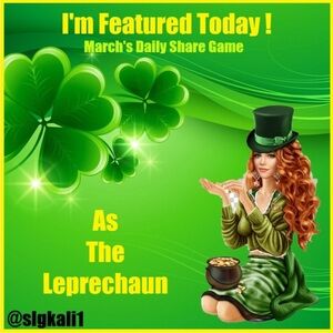 St. Patrick's Day Leprechaun Art Print - Green